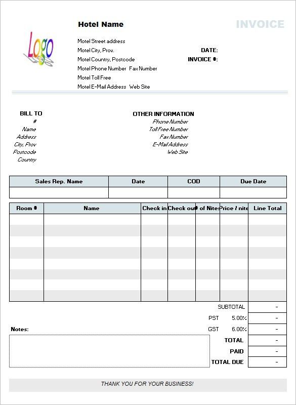 free download invoice templates