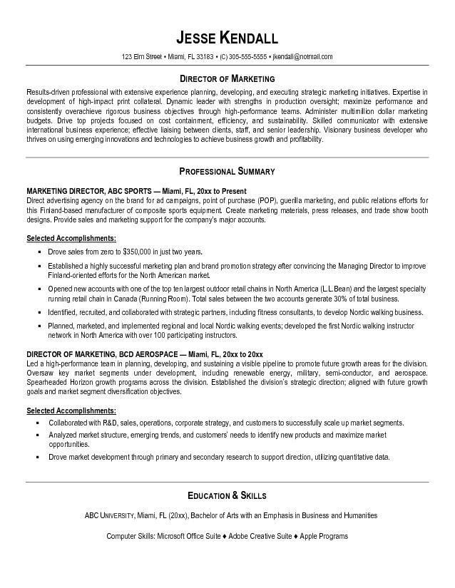 account manager resume objective