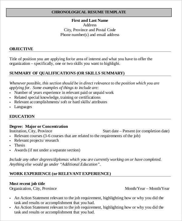 how to write profile for resume