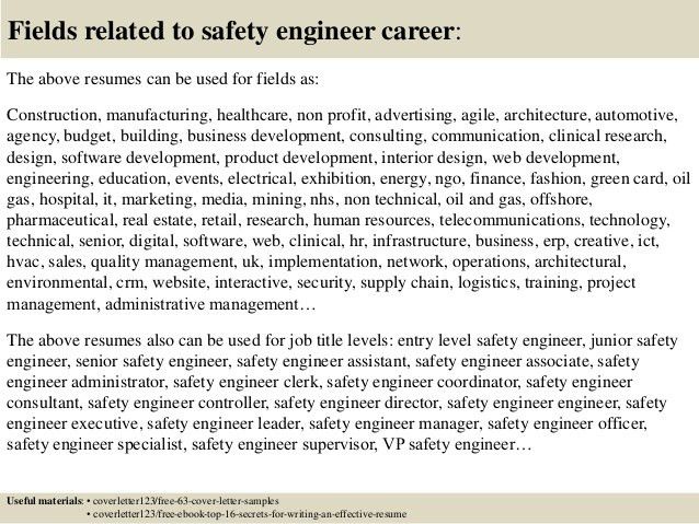 Download functional safety engineer sample resume