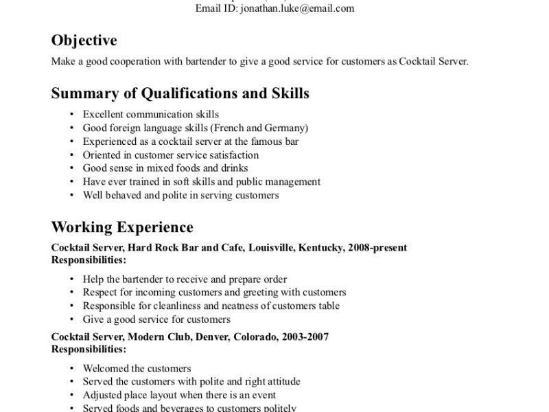 duties of a hostess for resume