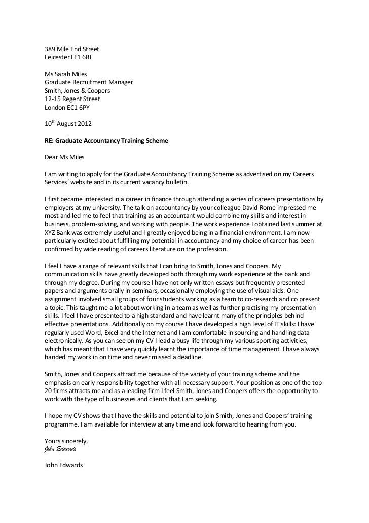 cover letter for accountant