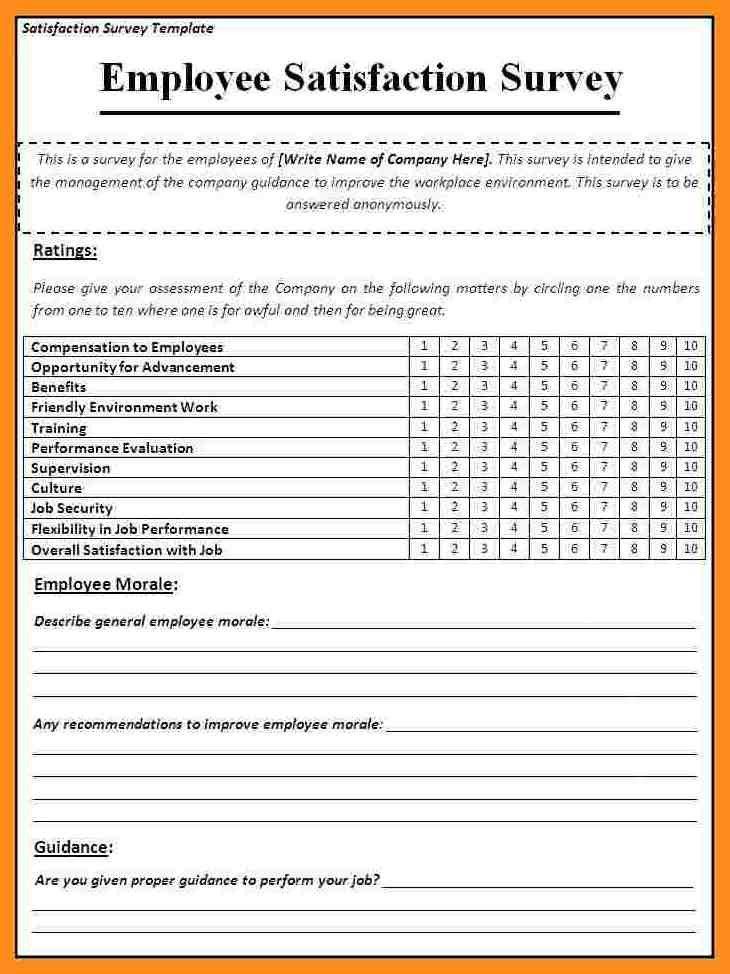 employee satisfaction survey