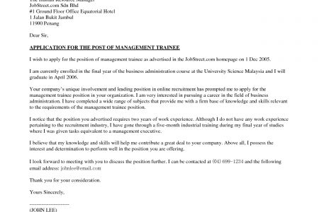 sample cover letter for high school students with no experience