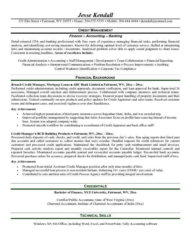 portfolio management resume