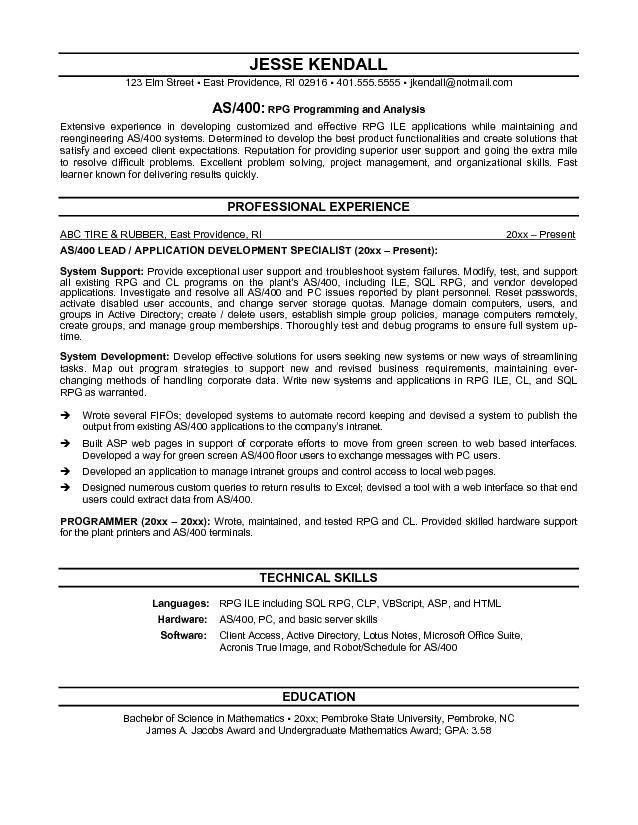 server skills for resumes