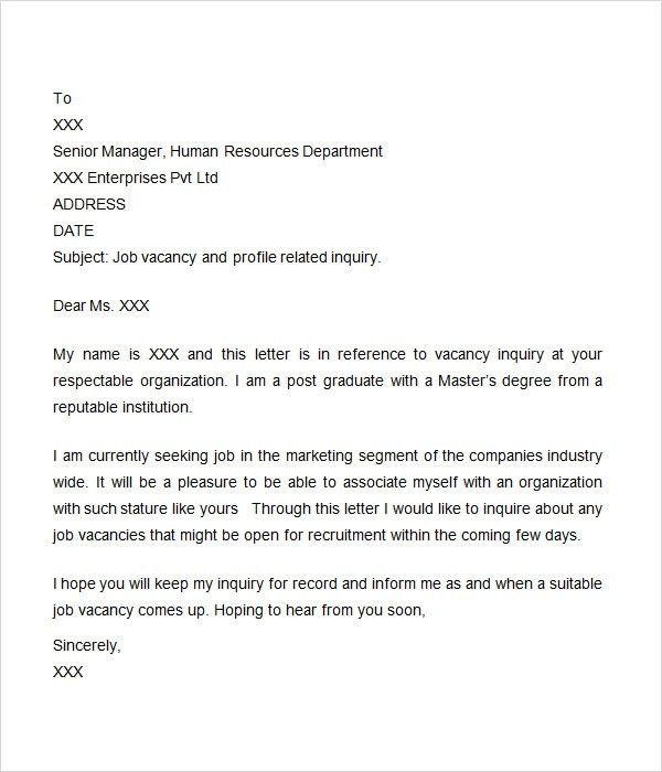 operations manager cover letters