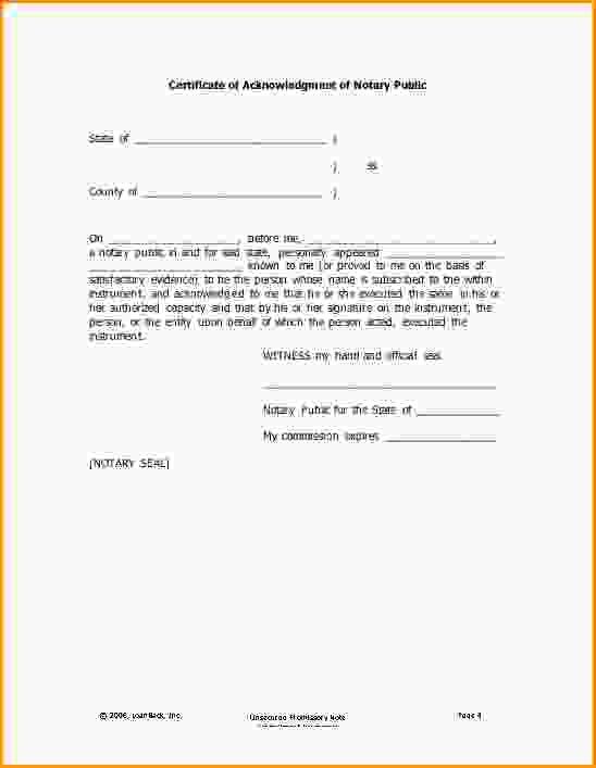 notary template