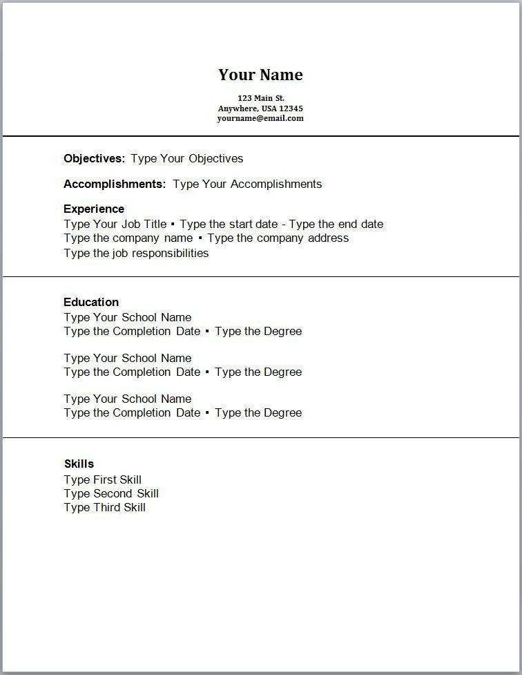 work experience examples for resumes