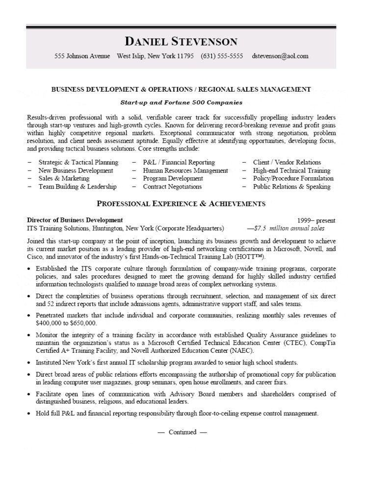 sample resume for medical sales representative