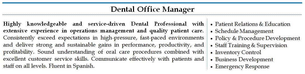 resumes for office manager