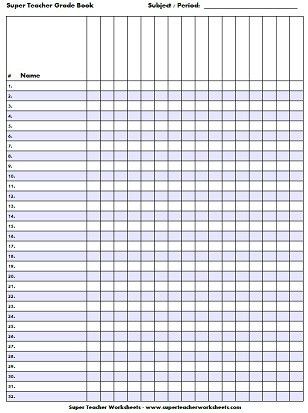 gradebook excel