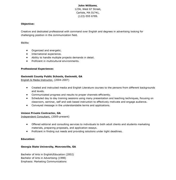 examples of skills on resumes