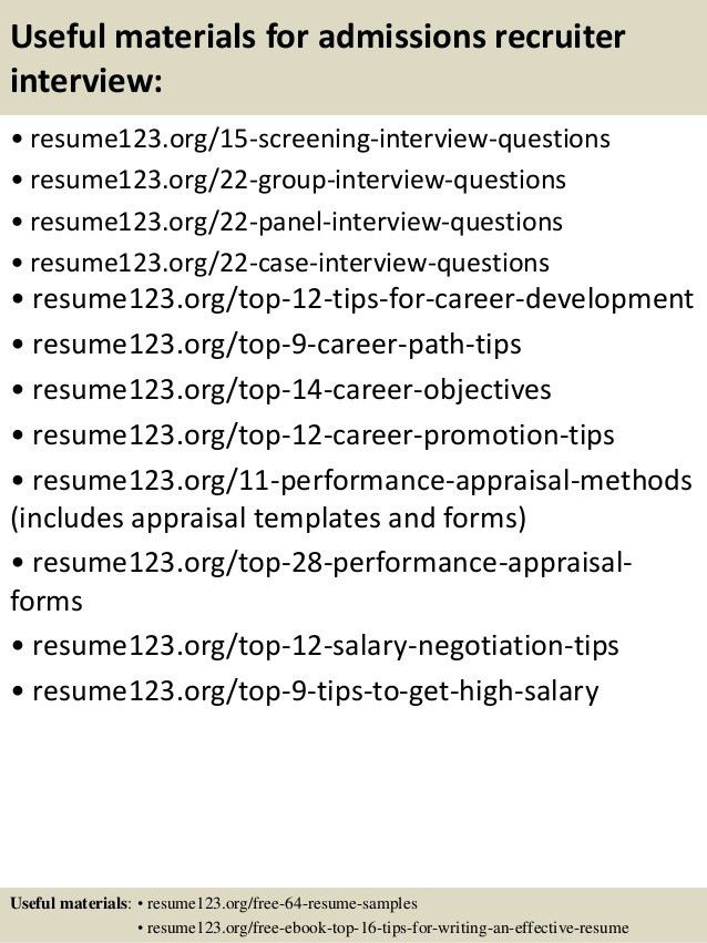Hrrecruiter free resume samples blue sky resumes