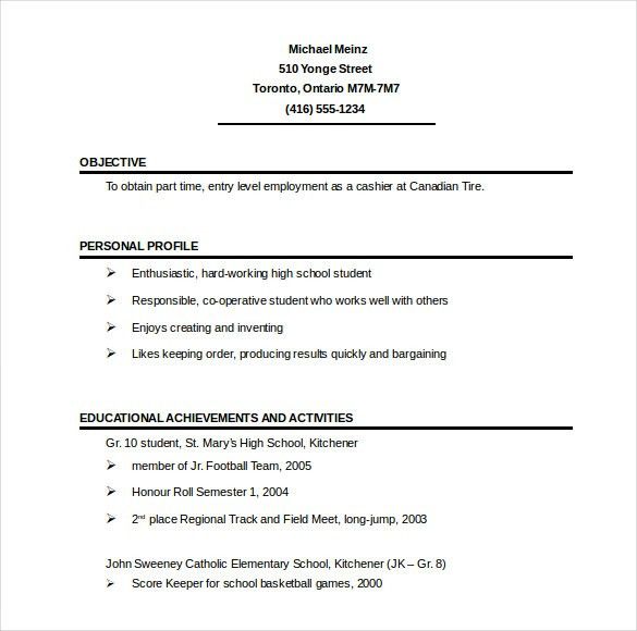 how to make a resume one page