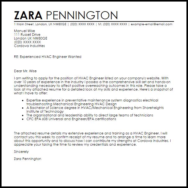 biomedical engineering cover letter