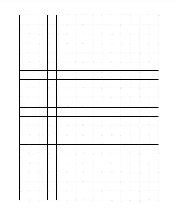 word grid template