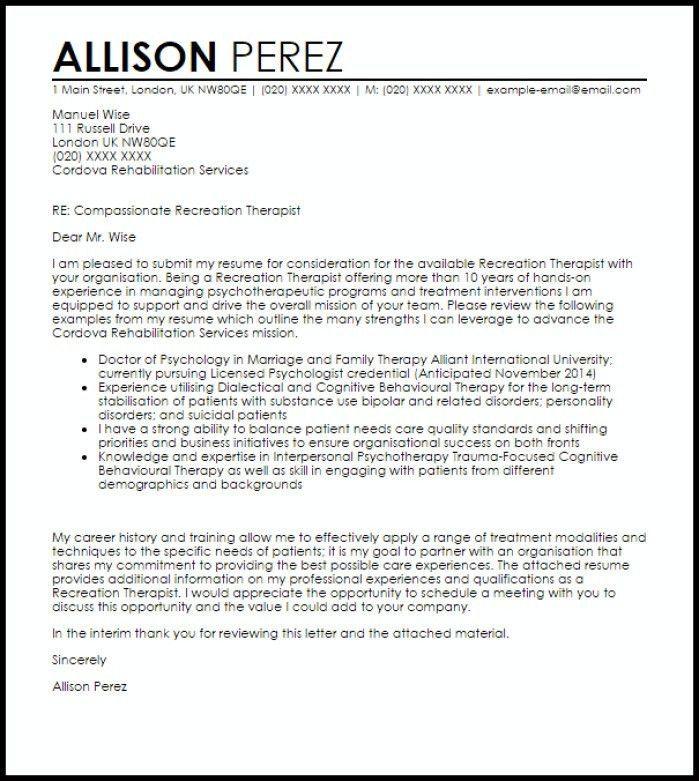recreation leader cover letter recreation leader cover letter recreation cover letter