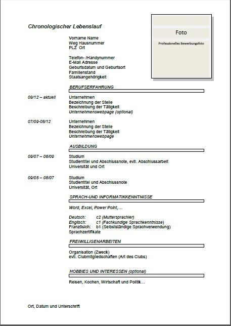 german teacher resumes