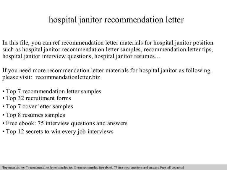 custodian cover letters