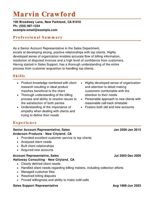 combined resume examples