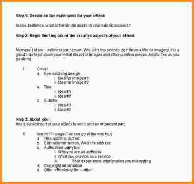 microsoft word outline templates