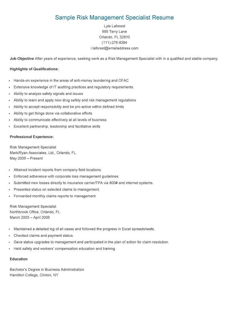quality assurance specialist resumes