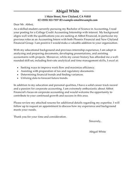 cover letter for hr internship