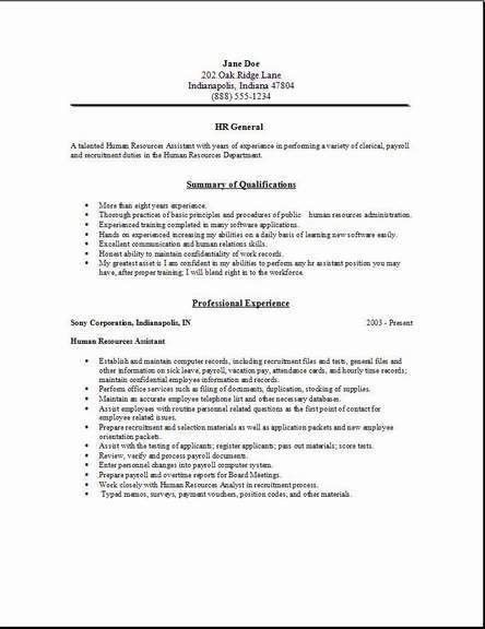 sample general labor resumes