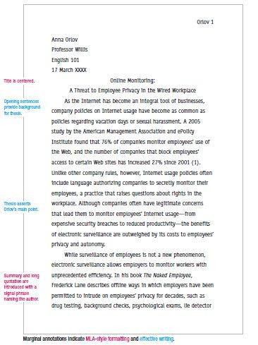 descriptive essay outline example