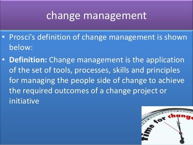 change management cover letter