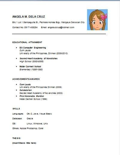 resume easy