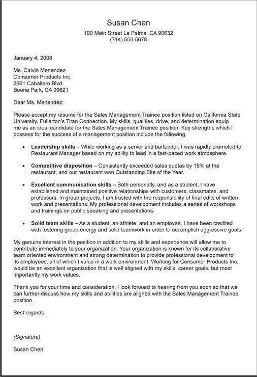 good cover letter example uk