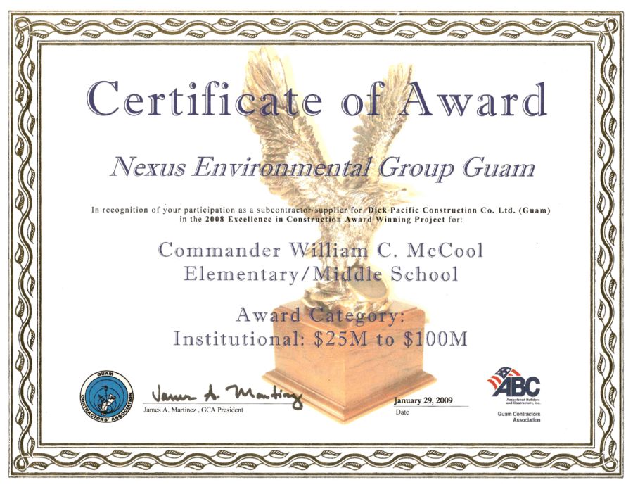 Recognition Award Wording Examples