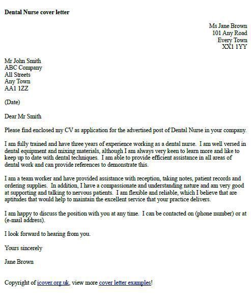 job covering letter sample uk