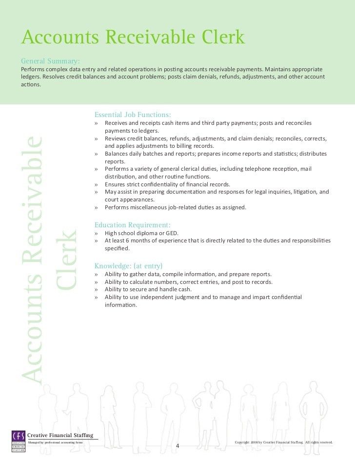 accounts receivable job description samples
