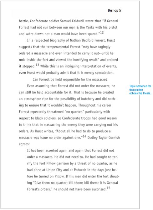 mla essay style