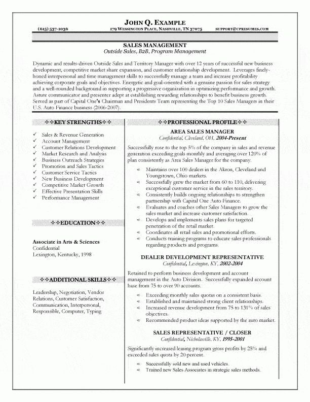 car sales resume sample
