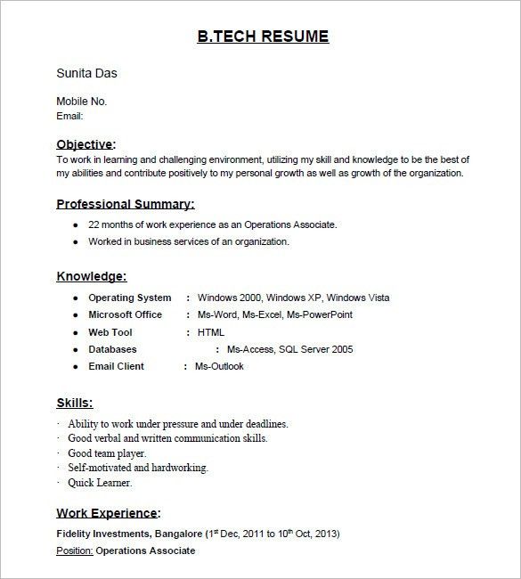 database developer resume