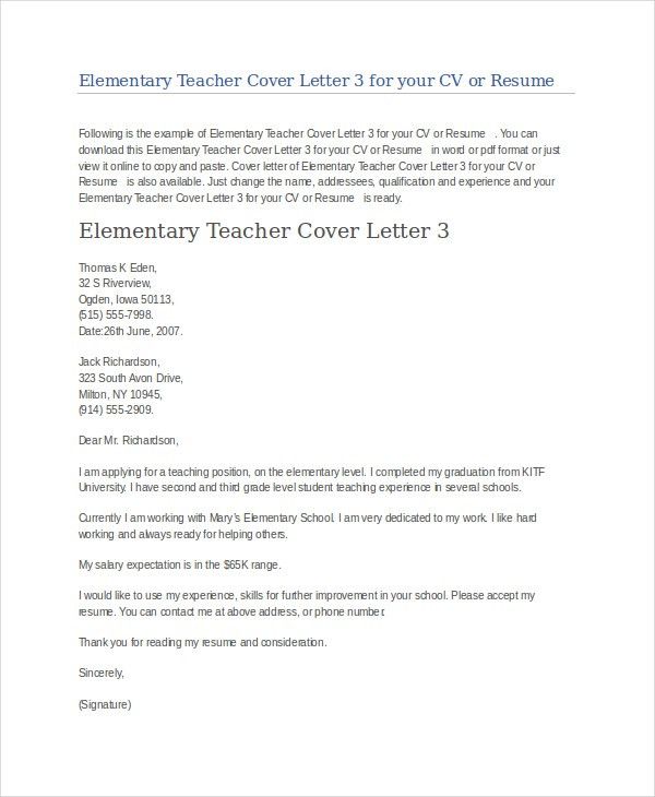 cover letter for your resumes