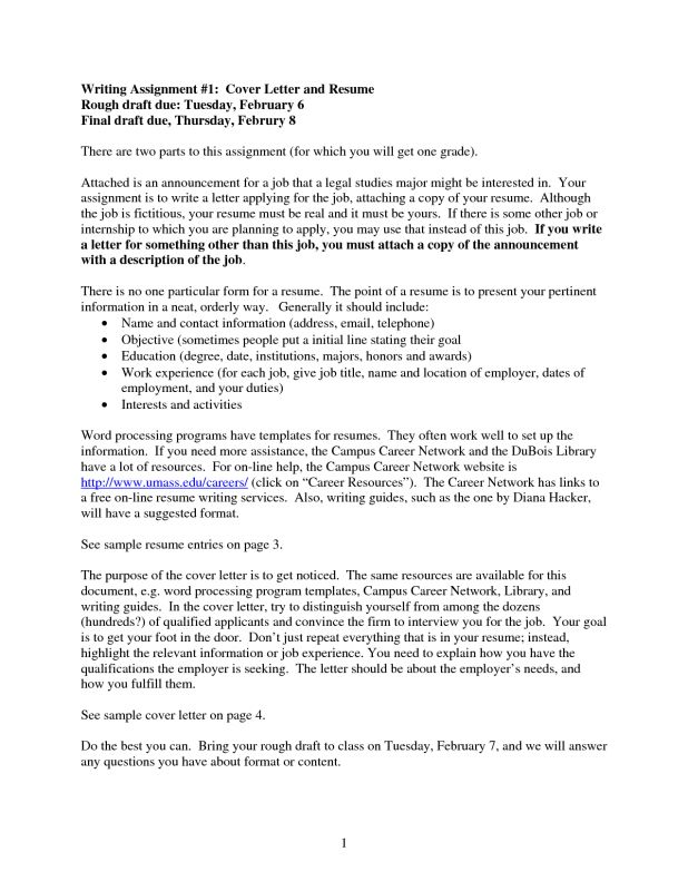 tips for a good cover letter