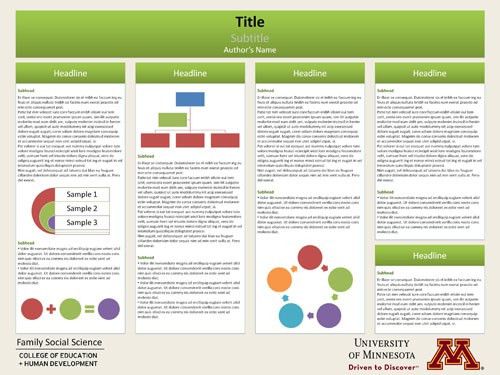 template for scientific poster