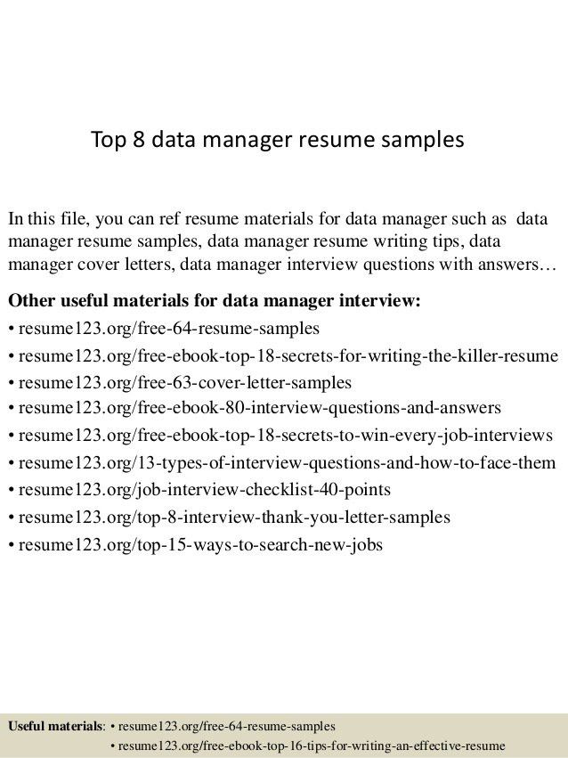master data management resumes