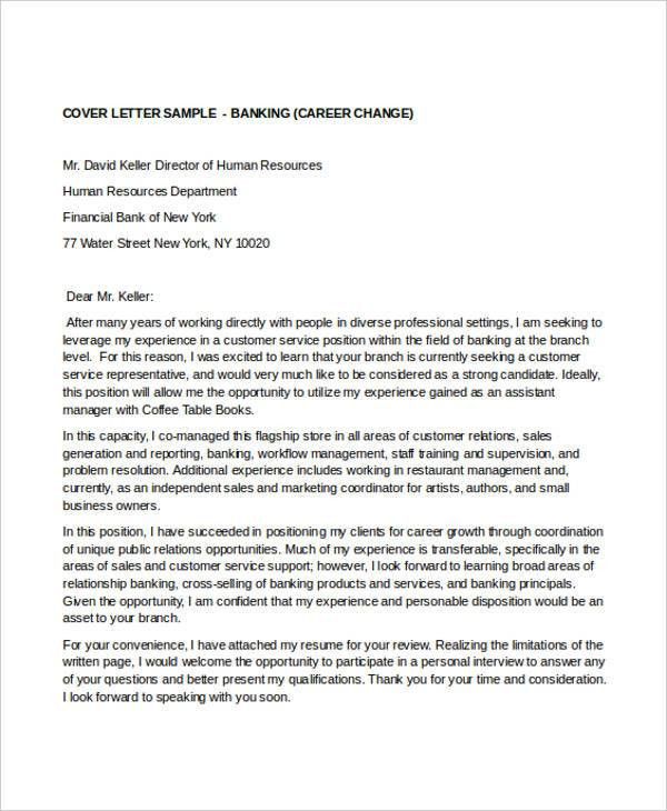 new career cover letters