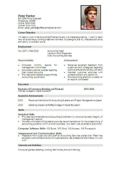 how to write a great resumes