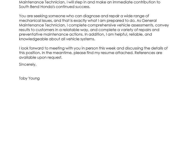 general cover letter samples free