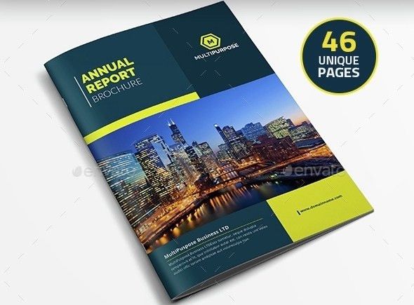 free annual report template