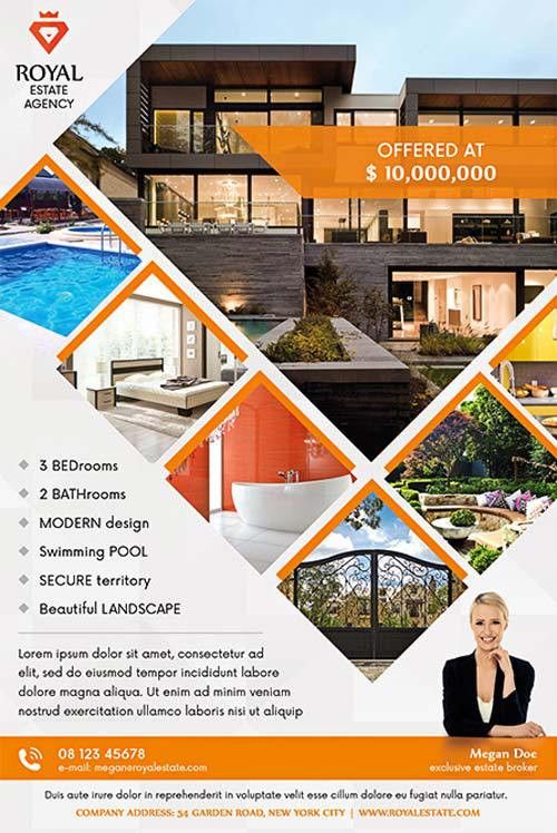 free real estate flyer templates download