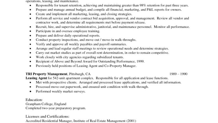 leasing agent job description