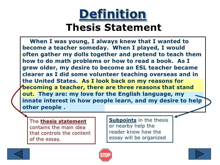 thesis statement example for persuasive essays